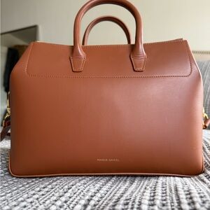 Mansur Gavriel Mini Travel Tan Leather bag